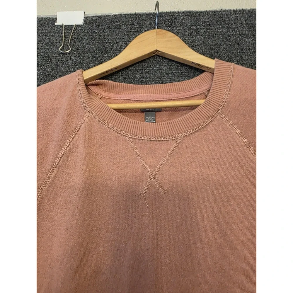Aerie Dress Womens Small Pink French Terry Short‎ Sleeve Sweatshirt Mini Casual